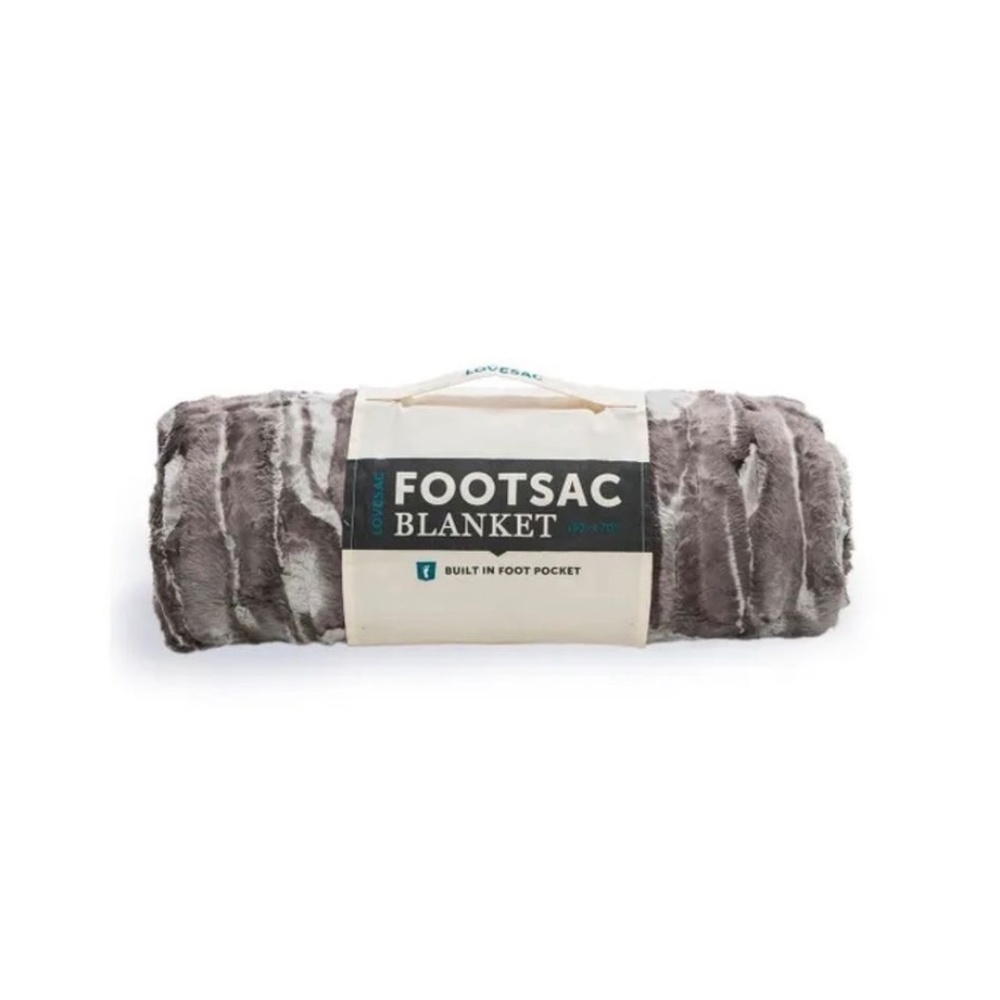 Lovesac - Footsac Blanket: Silver Liger Phur